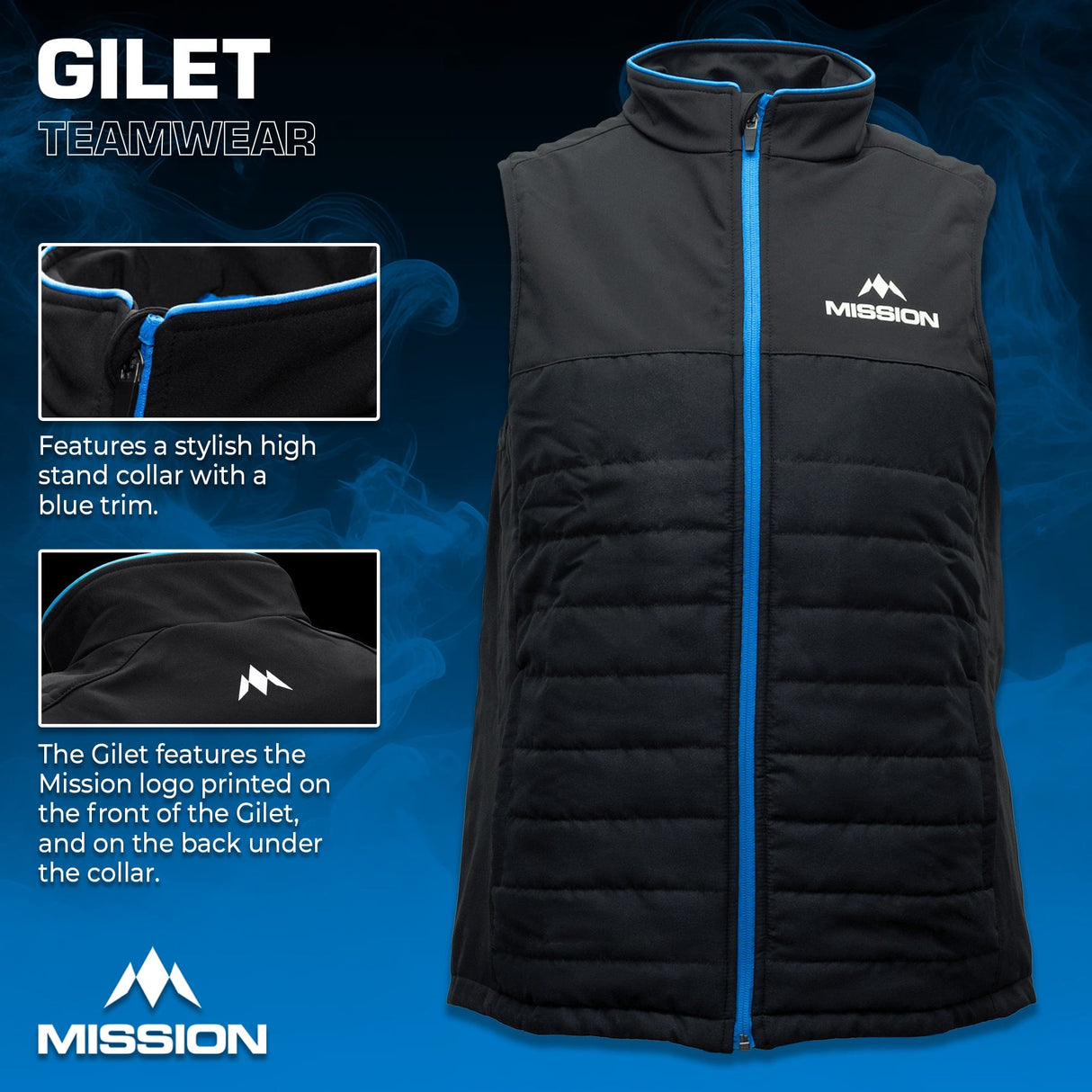Mission Teamwear - Gilet - Black - Adult