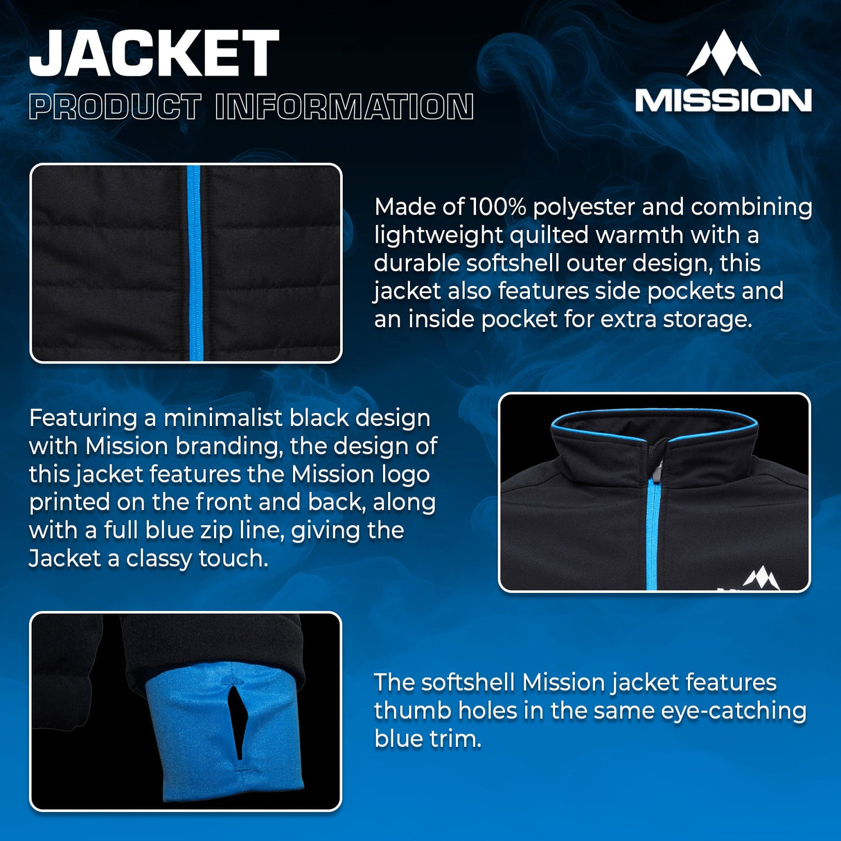 Mission Teamwear - Softshell Jacket - Black - Kids