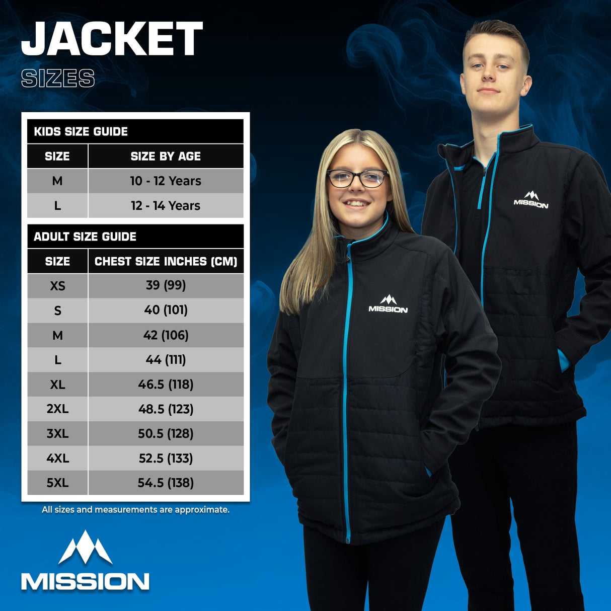 Mission Teamwear - Softshell Jacket - Black - Adult