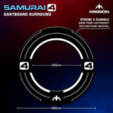 Mission Darts Samurai 4  Surround - White Edition