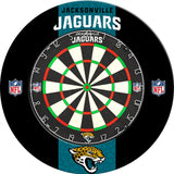 NFL - Printed Dartboard & Printed Surround - Official Licensed - Jacksonville Jaguars