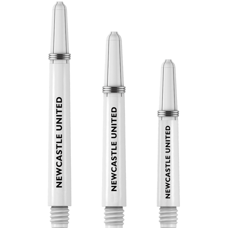 Newcastle United FC - Official Licensed - Nylon Stems - Dart Shafts with Springs - White