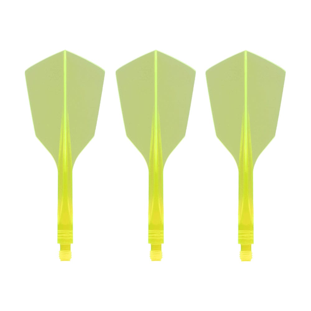 Condor AXE 120 Dart Flights - Narrow - Neon Yellow