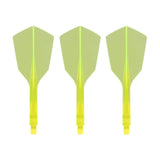 Condor AXE 120 Dart Flights - Narrow - Neon Yellow
