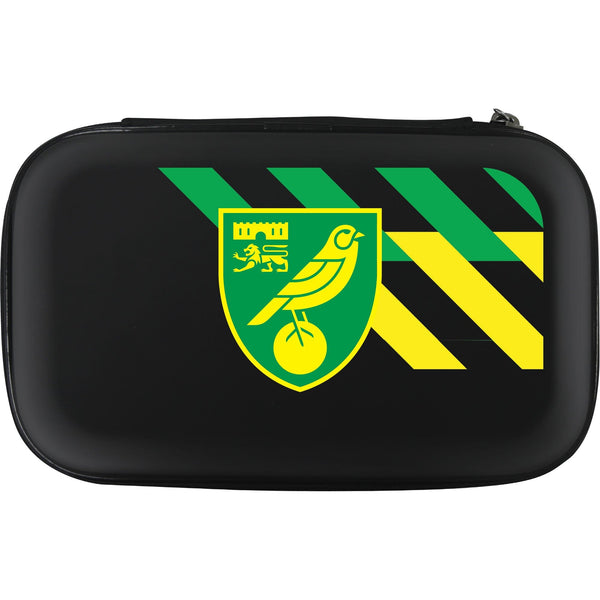 Norwich City FC - Official Licensed - The Canaries - Dart Case - W2 - Corner Stripes - Crest