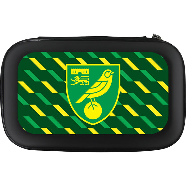 Norwich City FC - Official Licensed - The Canaries - Dart Case - W3 - Full Stripes - Crest