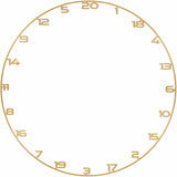 Bullet Custom Number Ring Gold