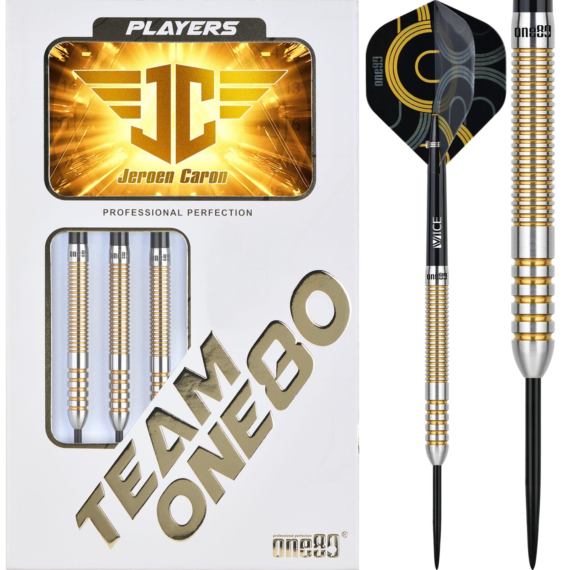 My Freedamn! 1.2.5 セット One80 Jeroen Caron Darts - Steel Tip - Topgun