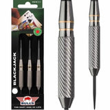 Bulls Black Jack Darts - Steel Tip Chromed Brass - Gold 20g
