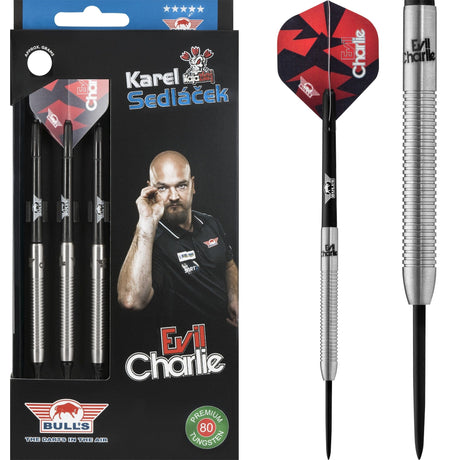 *Bulls Karel Sedlacek Darts - Steel Tip - 80 - Evil Charlie 22g
