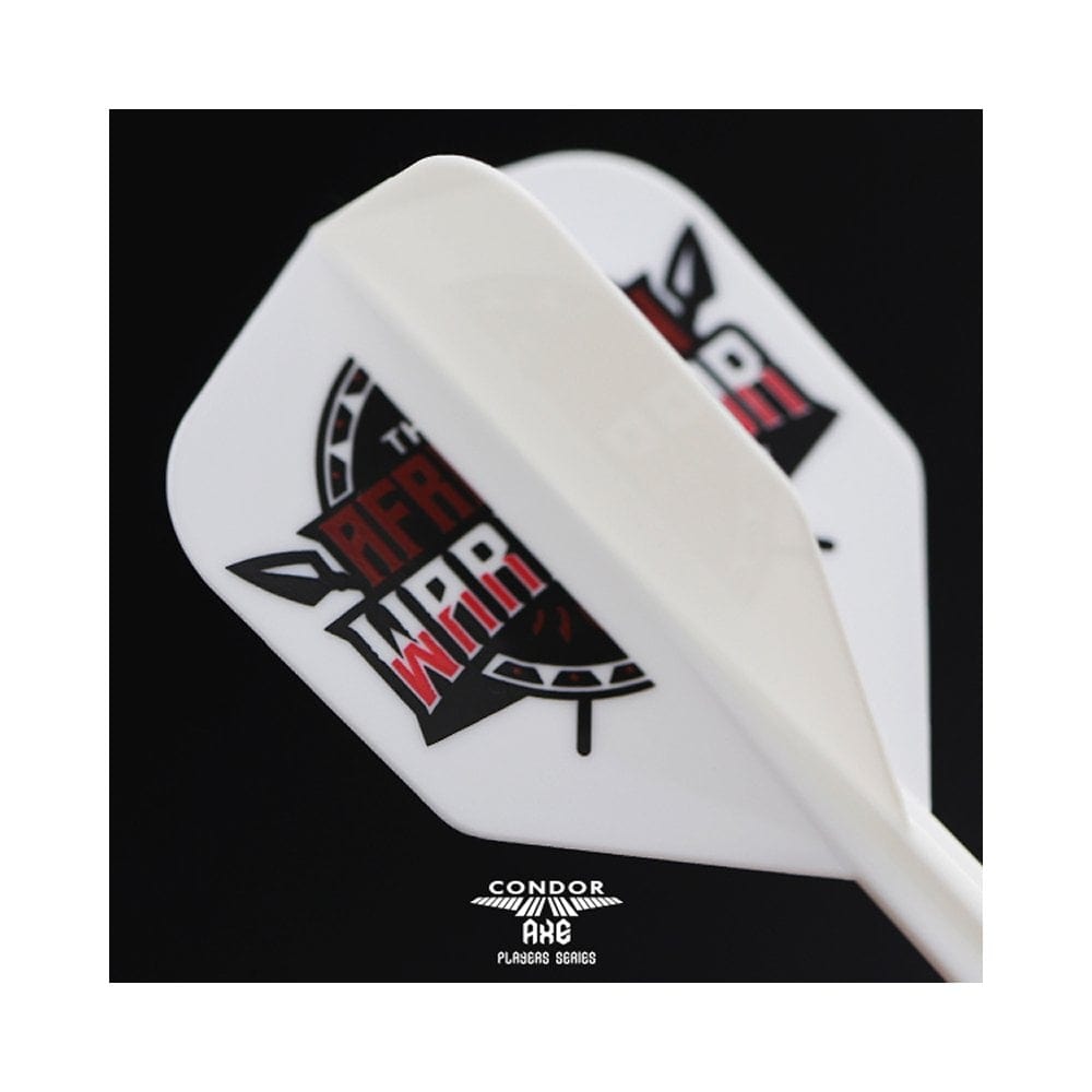 *Condor AXE Dart Flights - Devon Petersen - Small - African Warrior - Inspiration 2 - White