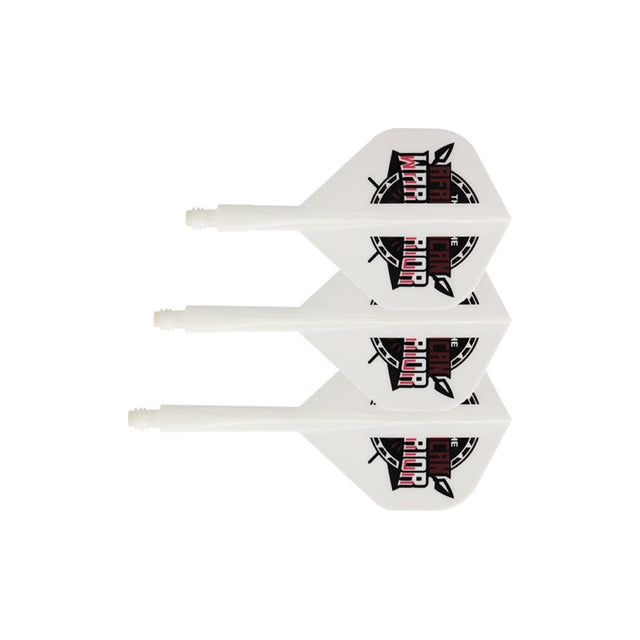 *Condor AXE Dart Flights - Devon Petersen - Standard - African Warrior - Inspiration 2 - White