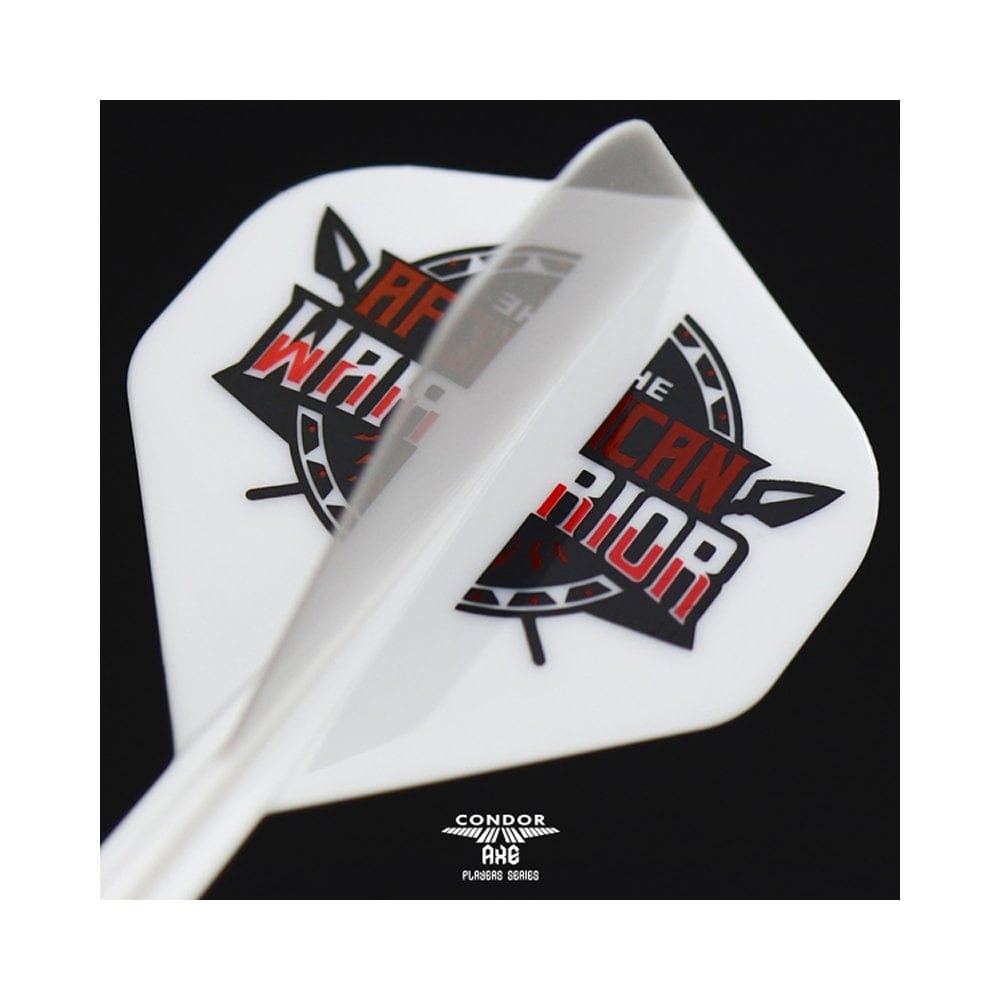 *Condor AXE Dart Flights - Devon Petersen - Standard - African Warrior - Inspiration 2 - White