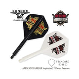 *Condor AXE Dart Flights - Devon Petersen - Standard - African Warrior - Inspiration 2 - White
