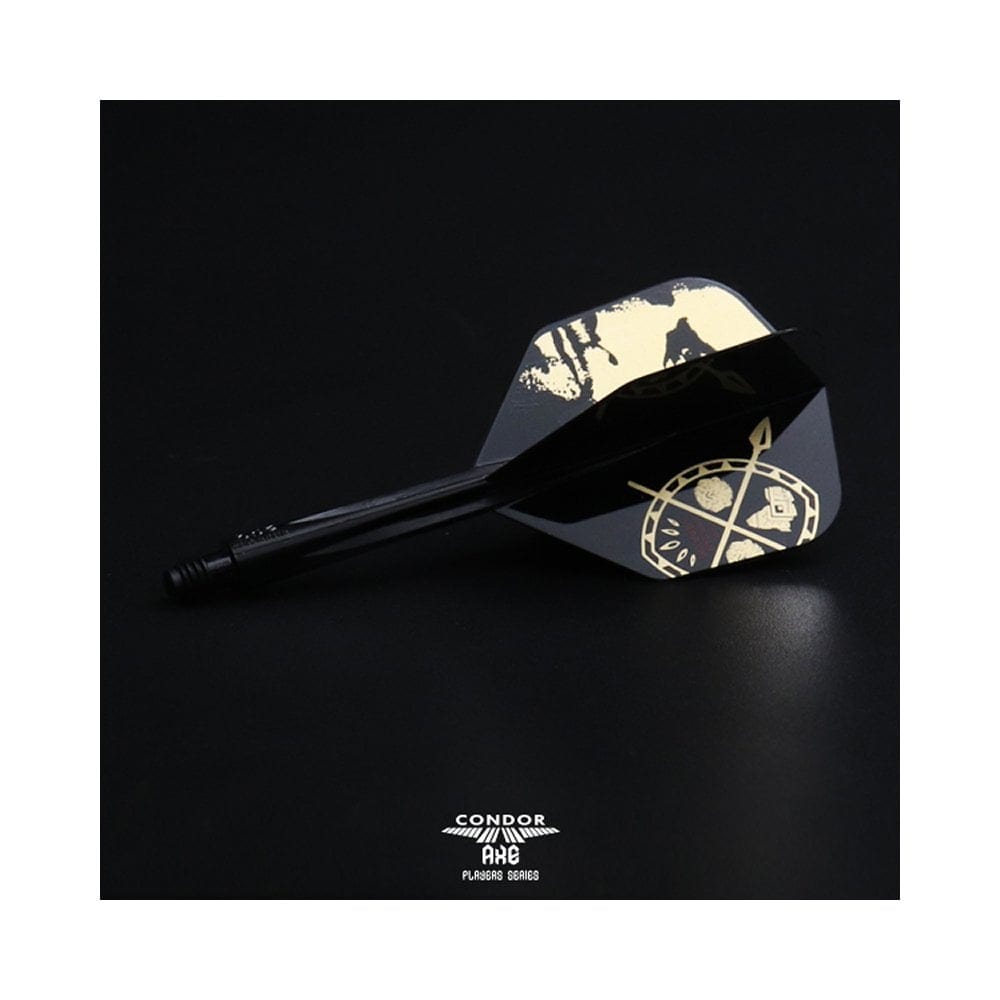 *Condor AXE Dart Flights - Devon Petersen - Small - African Warrior - Inspiration 3 - Black