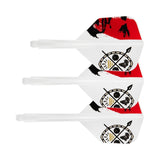 *Condor AXE Dart Flights - Devon Petersen - Small - African Warrior - Inspiration 3 - White