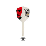 *Condor AXE Dart Flights - Devon Petersen - Small - African Warrior - Inspiration 3 - White