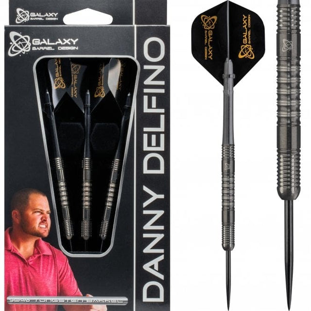 *Galaxy Danny Delfino Darts - Steel Tip - Del - Black - 22g 22g