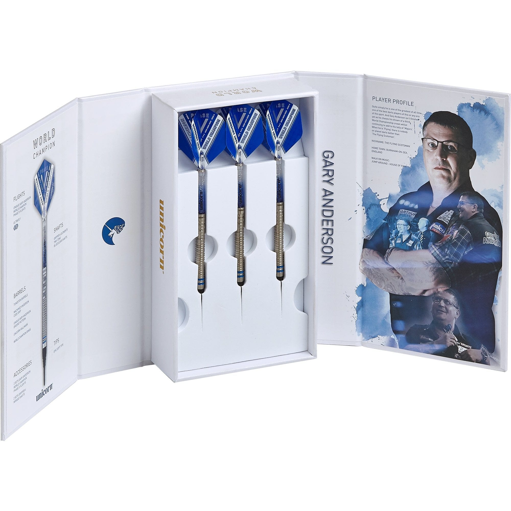 Unicorn Gary Anderson Darts - World Champion Soft Tip - Phase 5