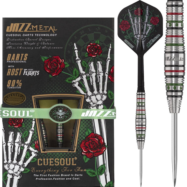 *Cuesoul - Steel Tip Tungsten Darts - Jazz Metal - Torpedo 21g