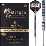 *Cuesoul - Steel Tip Tungsten Darts - Dragon - Blue 22g