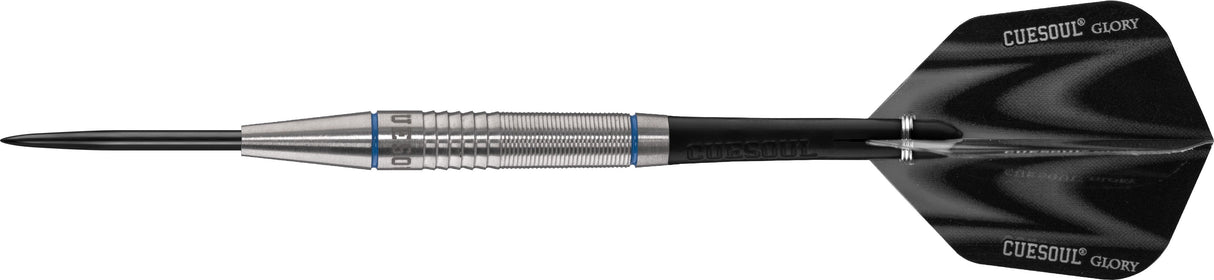 *Cuesoul - Steel Tip Tungsten Darts - Glory - Blue Grooves - Twin Grip
