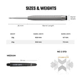 *Legend Darts - Steel Tip - 90% Tungsten - Pro Series - V6 - Multi Ringed
