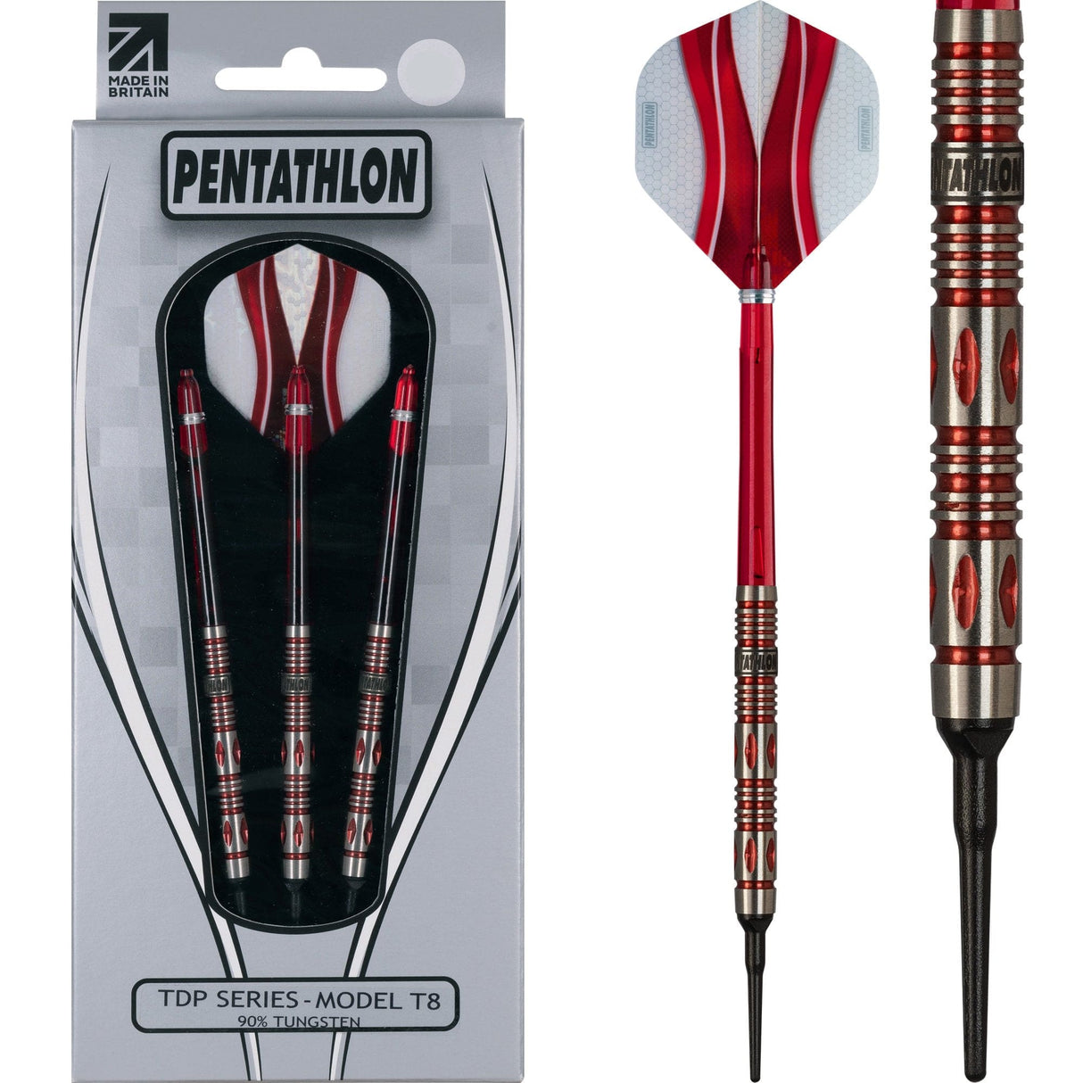 Pentathlon Darts - Soft Tip Tungsten - TDP Series - T8 18g
