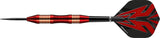 *Designa Mako Darts - Steel Tip Electro Brass - Micro Grip - Red