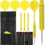 *Designa Serpent Darts - Steel Tip Coloured Brass - Yellow 21g