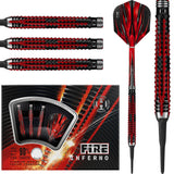 *Harrows Fire Inferno Darts - Soft Tip - Black & Red 18g