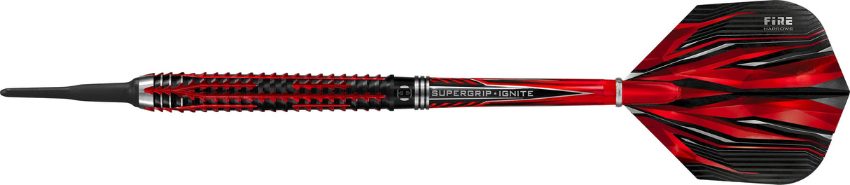 *Harrows Fire Inferno Darts - Soft Tip - Black & Red