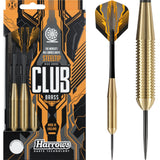 Harrows Club Brass Darts - Steel Tip - Solid Precision Brass - 27g 27g