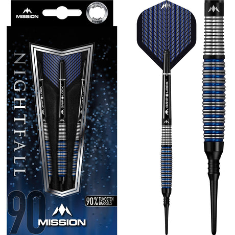 *Mission Nightfall Darts - Soft Tip - M4 - Curved 19g