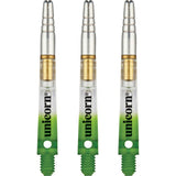 Unicorn Gripper 360 Two Tone Dart Shafts - Gradient Green Medium