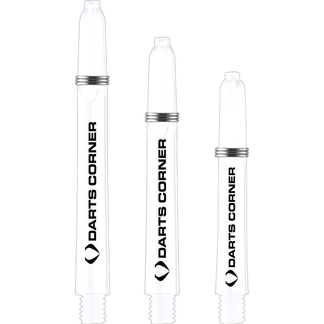 *Darts Corner Polycarbonate Shafts - Dart Stems - Milky White