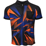 *Arraz Shard Dart Shirt - with Pocket - Black & Blue - Orange