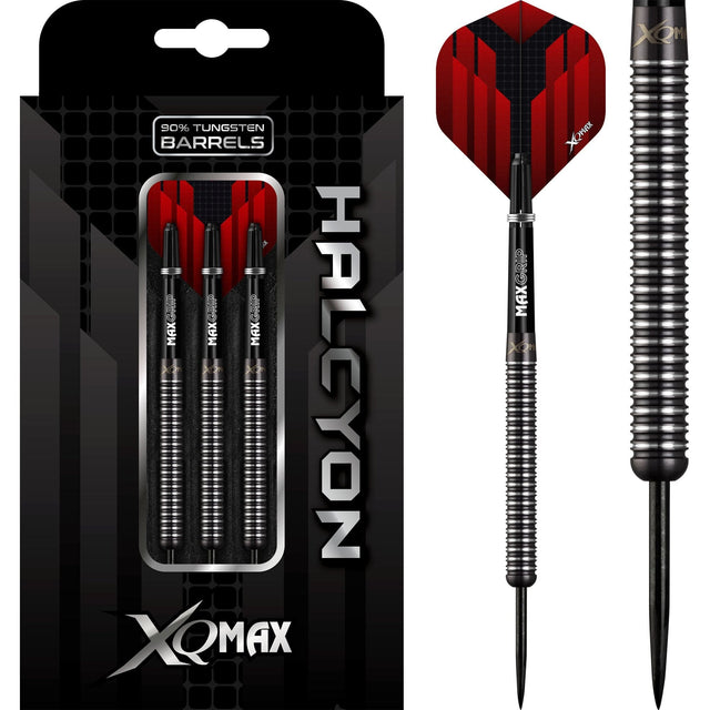 *XQMax Halcyon Darts - Steel Tip - M1 - Black Titanium