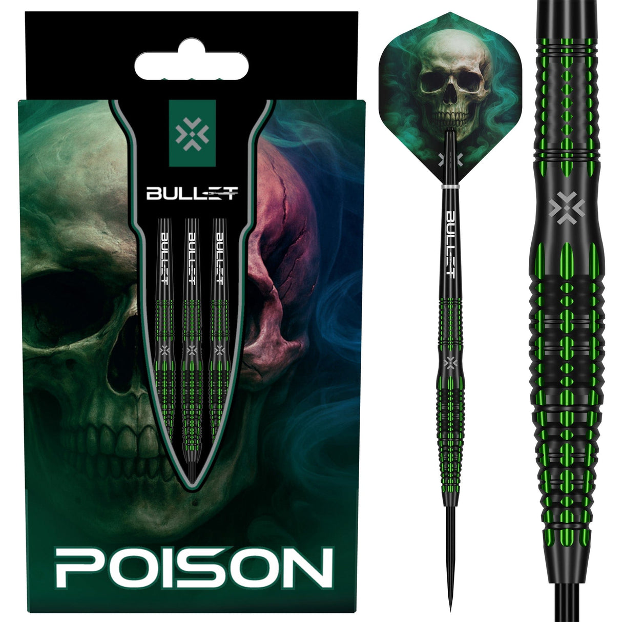 Bullet Poison Darts - Steel Tip - 90% Tungsten