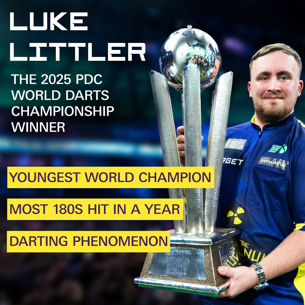 Target Luke Littler Darts - Steel Tip - Brass 22g