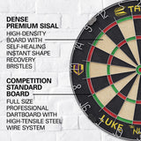 Target Luke Littler Dartboard Set - Dartboard + 6 Darts