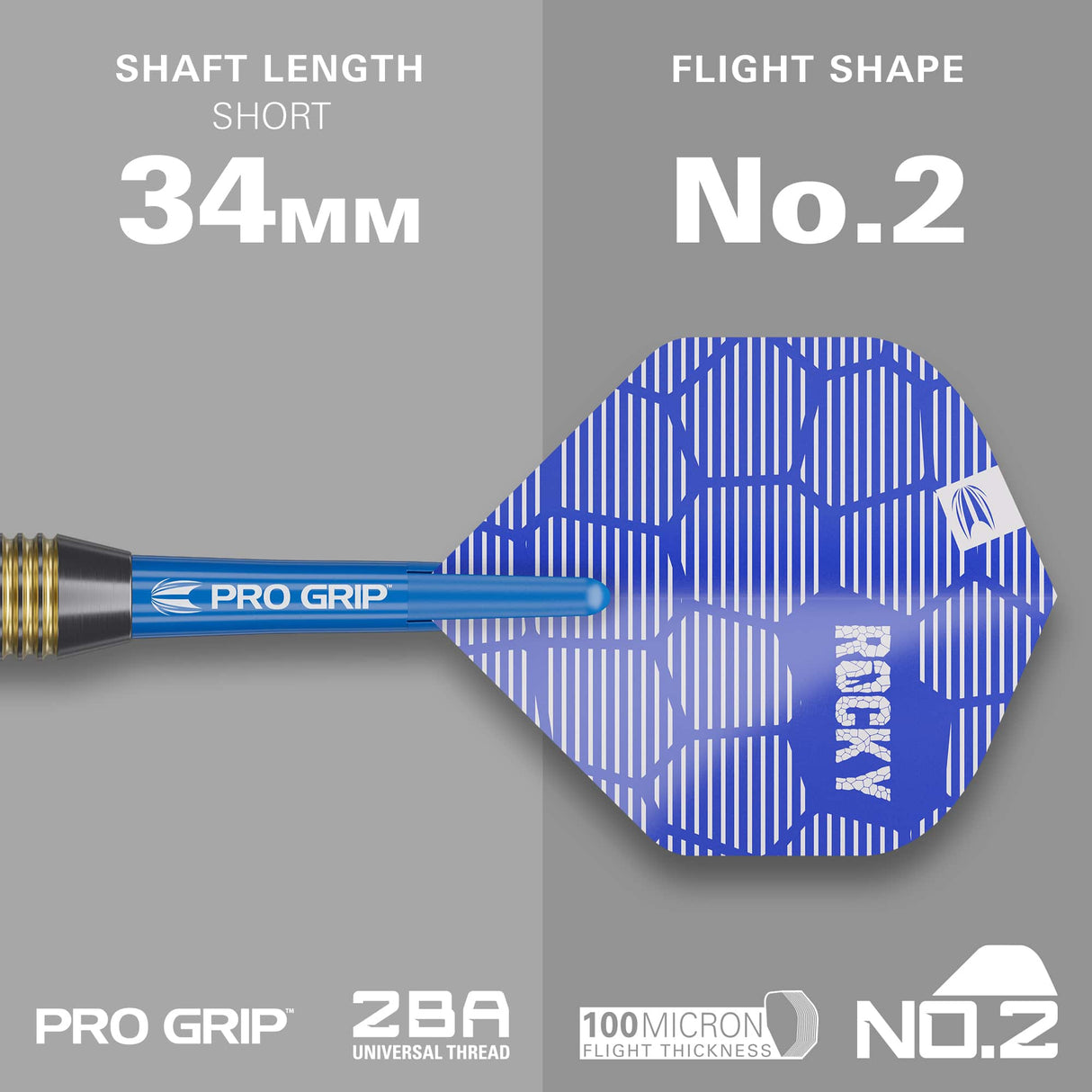 Target Josh Rock Darts - Steel Tip - Brass 22g