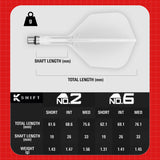 Target K-Shift Dart Flights - Standard No.6