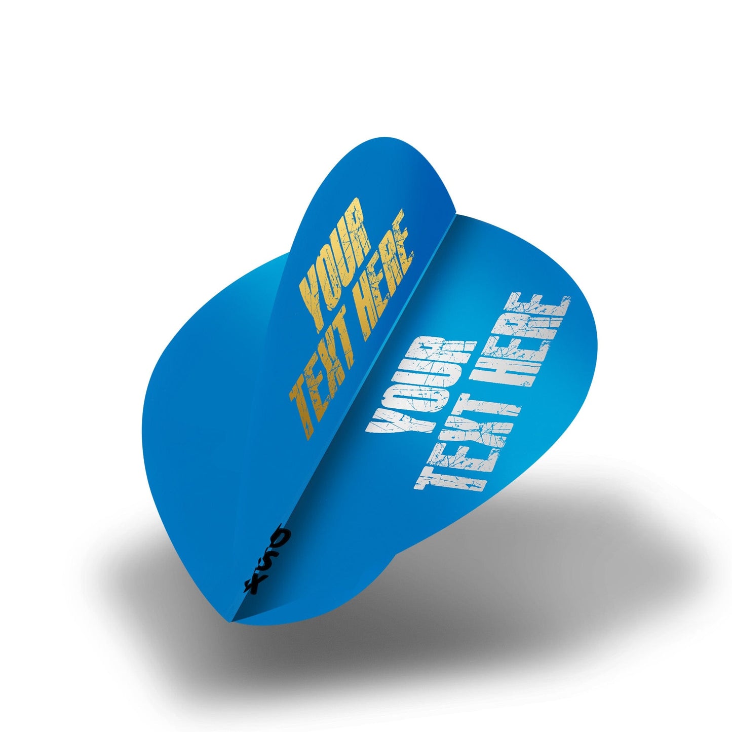 Personalised Flights - Extra Strong - Hot Foil - 5 Sets - Pear - Blue