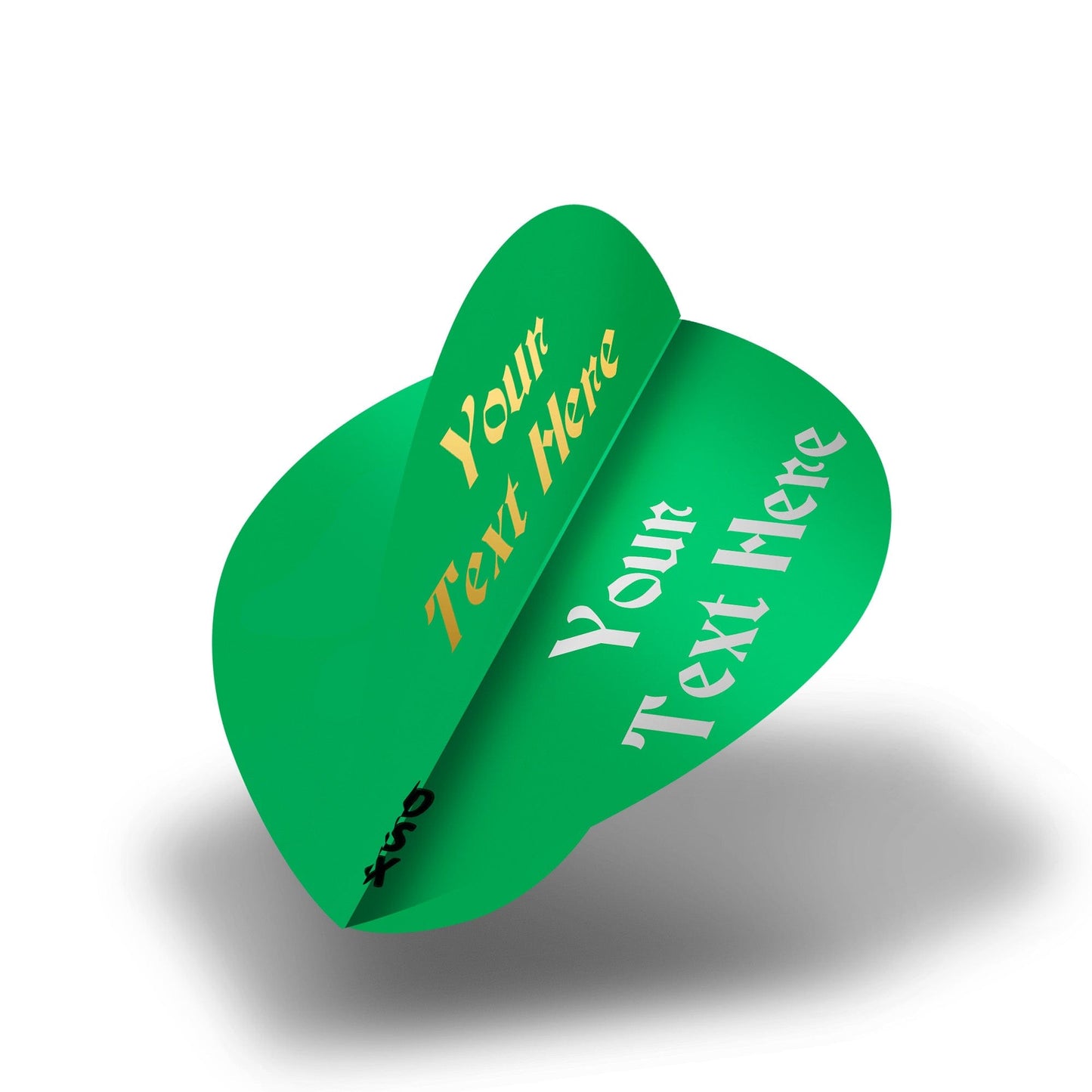 Personalised Flights - Extra Strong - Hot Foil - 5 Sets - Pear - Green