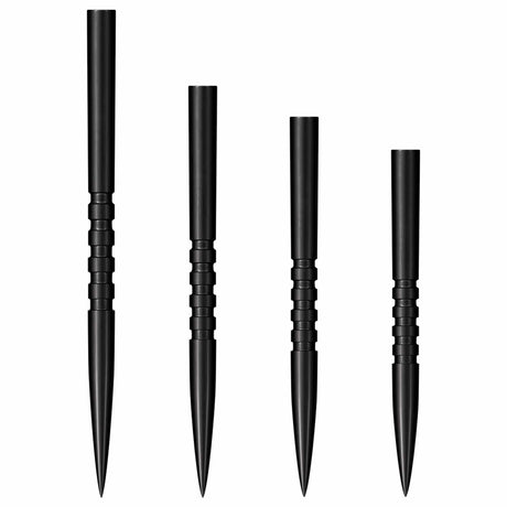 Shot Grip Dart Points - Steel Tip - 5 Ring - Black