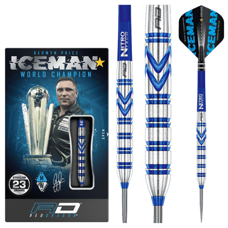 Red Dragon Gerwyn Price Darts - Steel Tip - 90% Tungsten - Original