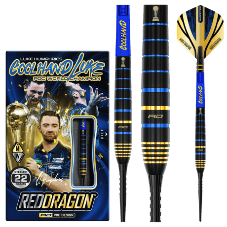 Red Dragon Luke Humphries Darts - Steel Tip - 90% Tungsten - TX4