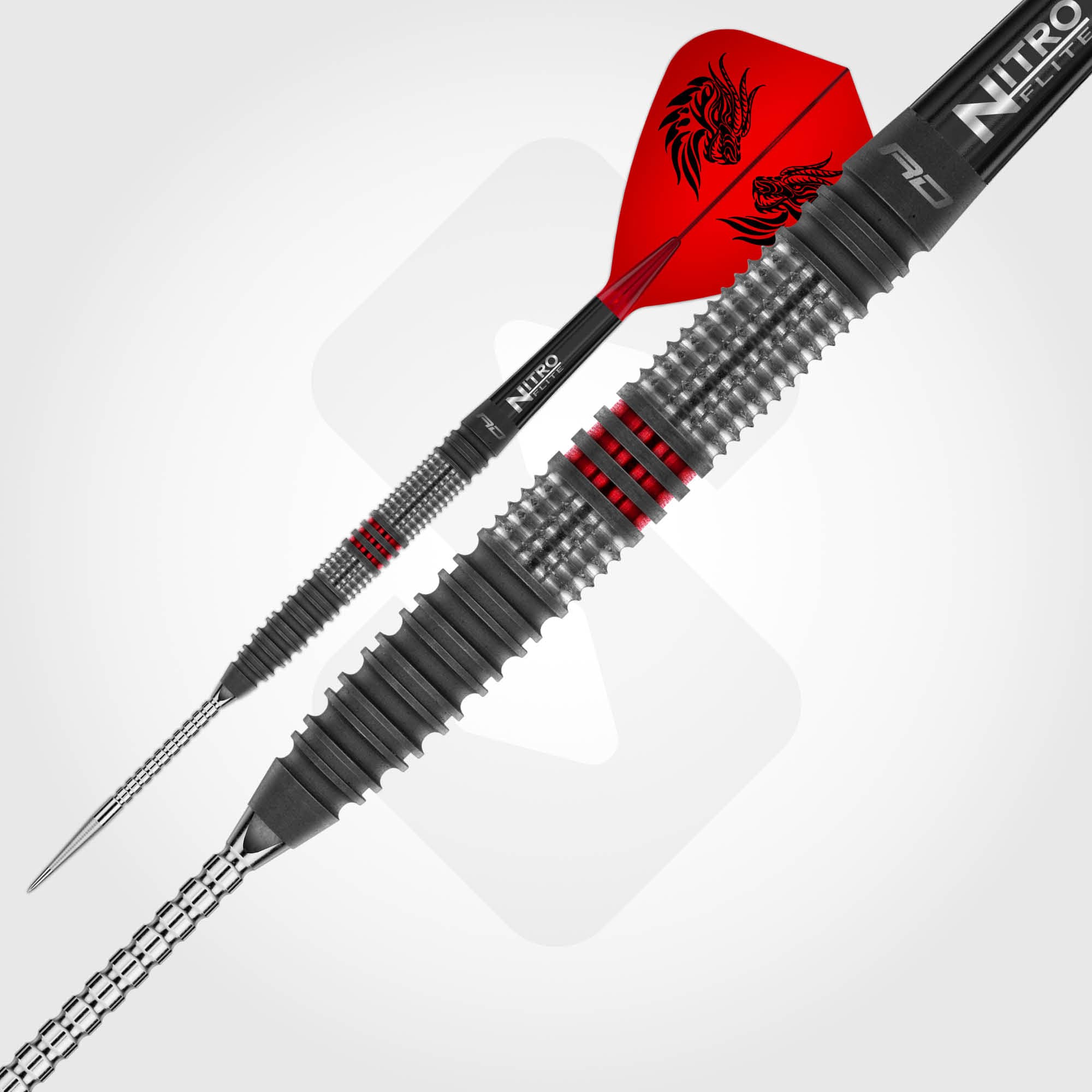 Red Dragon Jonny Clayton Switch Darts - Steel Tip - 90% Tungsten - Hir