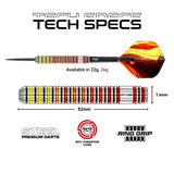 Red Dragon Furnace Darts - Steel Tip - 90% Tungsten